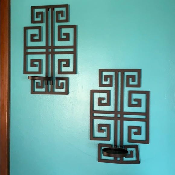 PartyLite wall sconce set